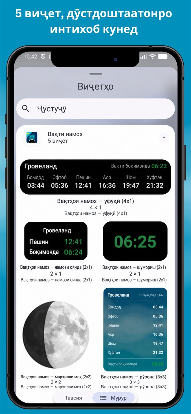Вақти намоз 4